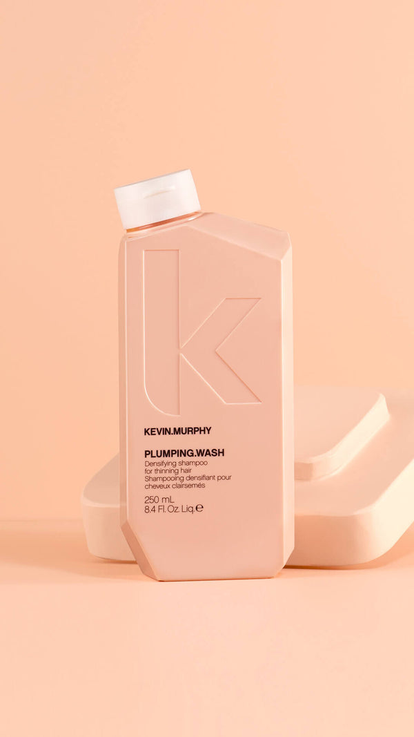 Kevin Murphy Plumping.Wash shampoo styled product shot, alternate view