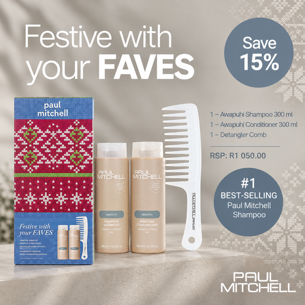 Paul Mitchell Festive with Your Faves Gift Set 2026 festive artwork showing the set contents, alternate view
