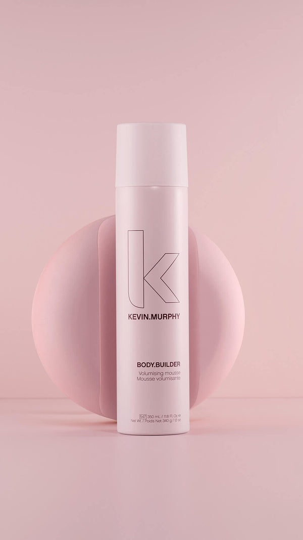 Kevin Murphy Body.Builder mousse styled product shot, alternate view