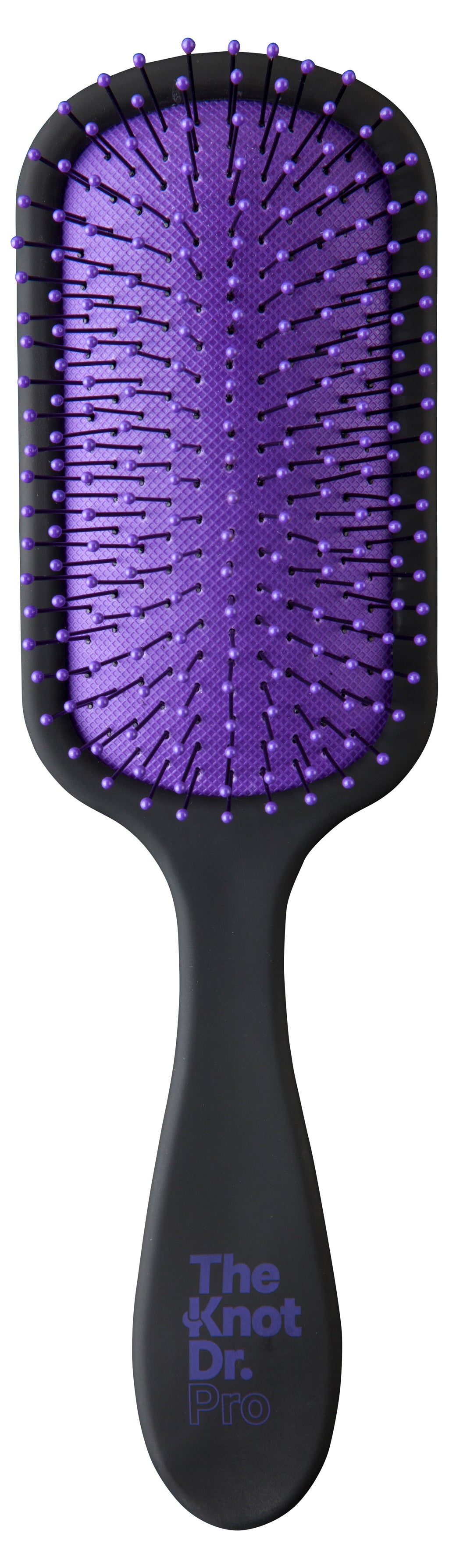 The Pro Hybrid Detangler brush in purple