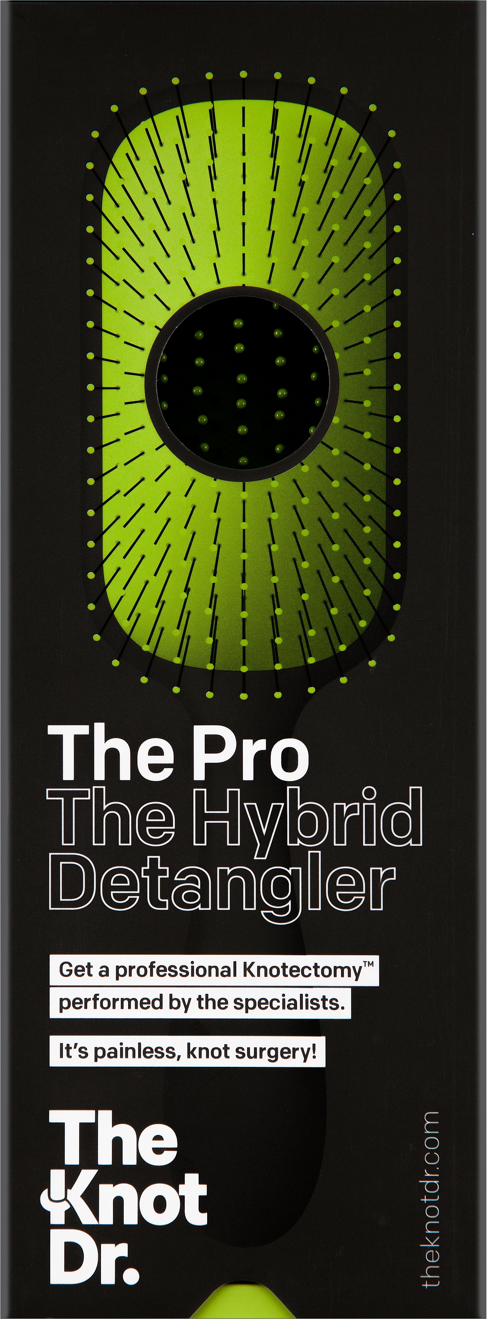 The Pro Hybrid Detangler green box
