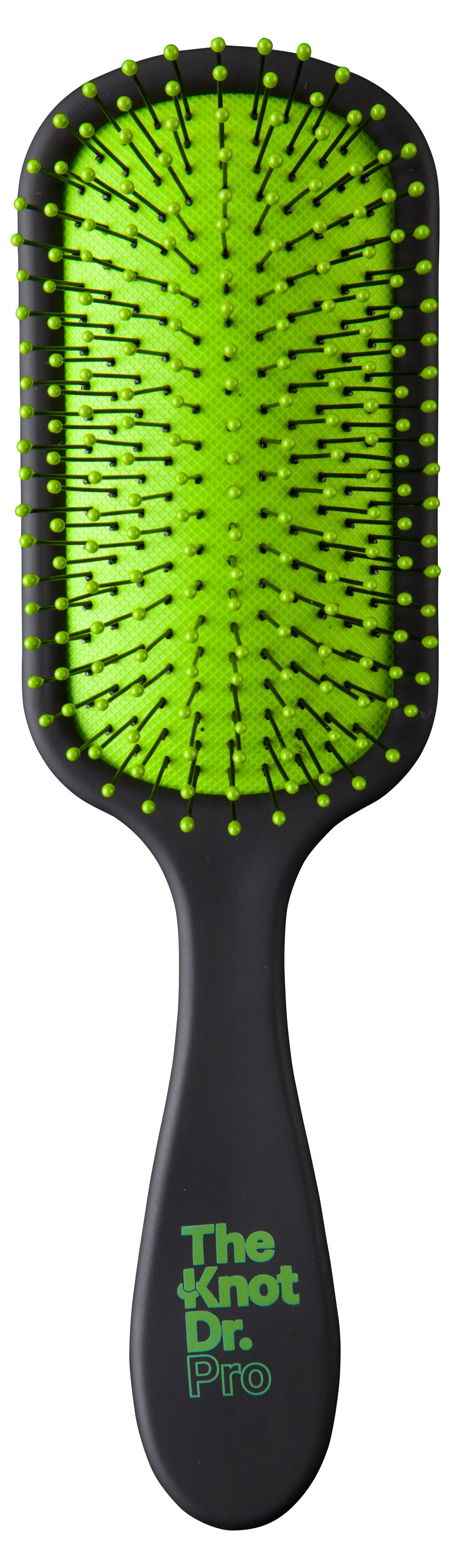 The Pro Hybrid Detangler brush in green