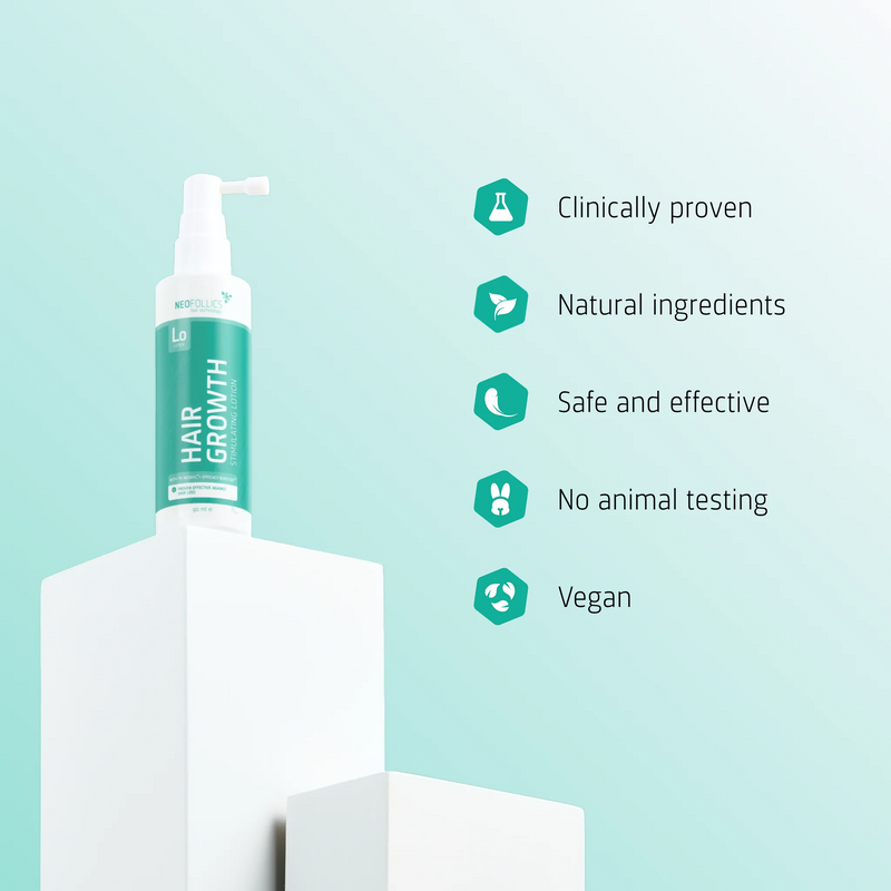 Neofollics Hair Growth Stimulating Lotion is cruelty-free, sulphate-free and paraben-free