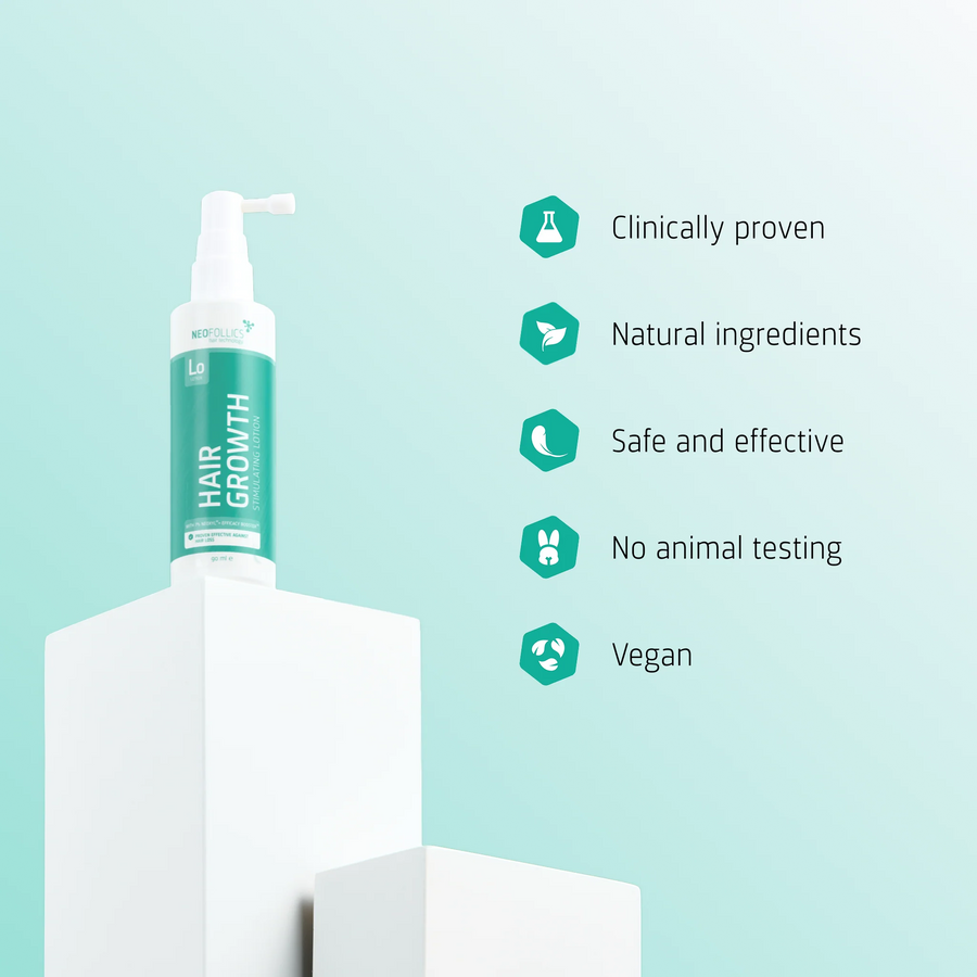 Neofollics Hair Growth Stimulating Lotion is cruelty-free, sulphate-free and paraben-free