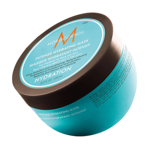 Moroccanoil Intense Hydrating Mask 250ml jar, angled view of the lid