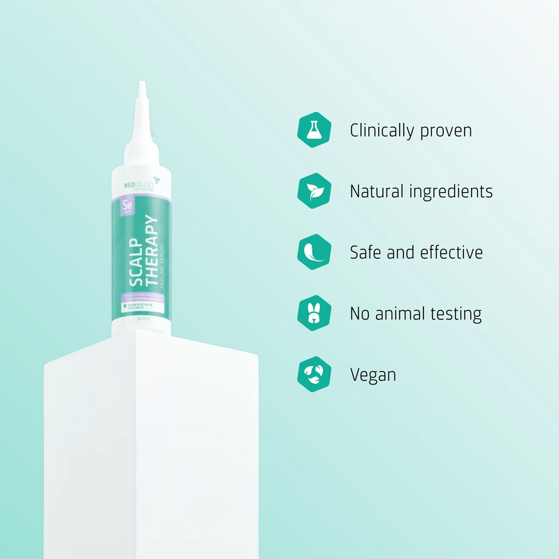 Neofollics Scalp Therapy Peeling Serum is vegan, cruelty-free, sulphate-free and paraben-free