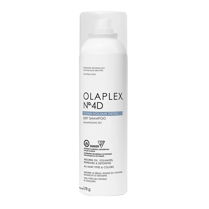 Olaplex No. 4D Dry Shampoo features light-as-air dry cleansing technology.