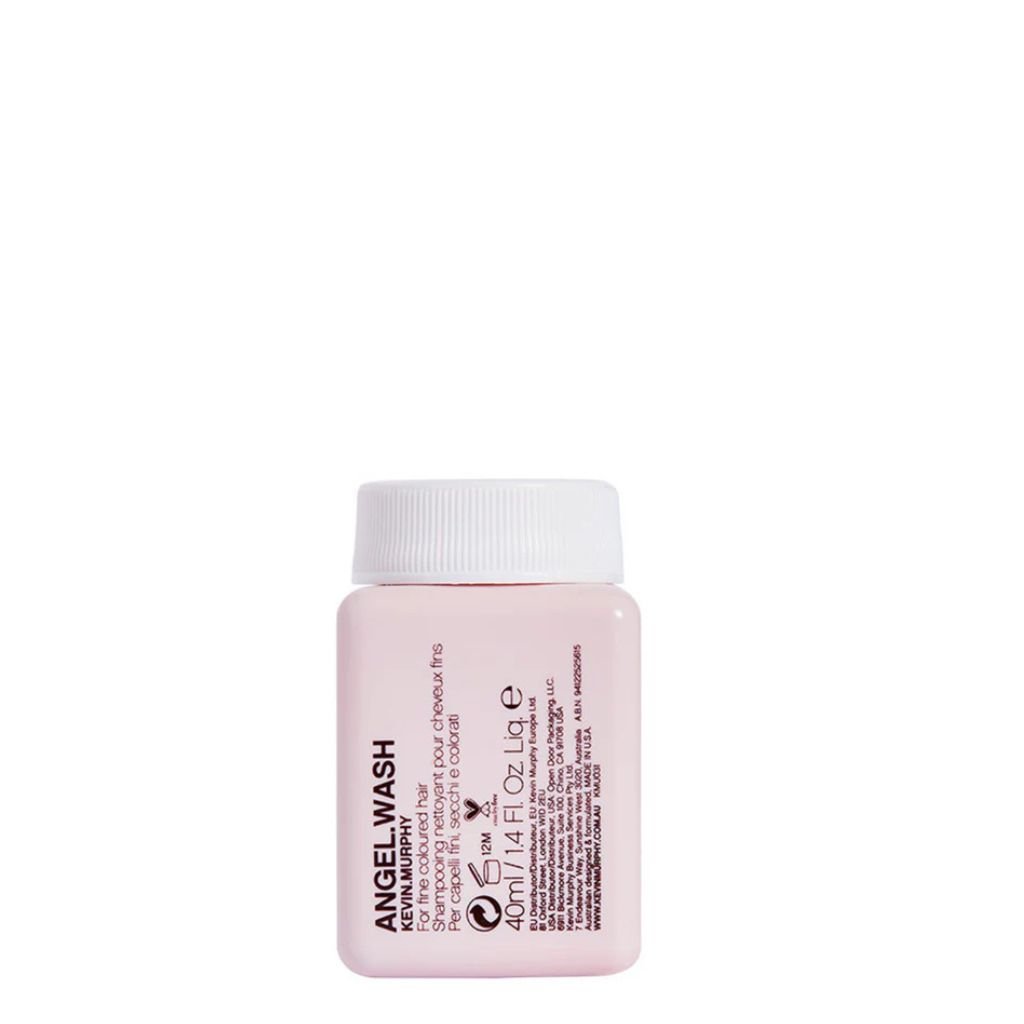 Angel.Wash 40ml -Kevin Murphy is a delicate volumizing shampoo designed to rescue fine, fragile, or colour-treated hair — now in a compact, travel-ready size.