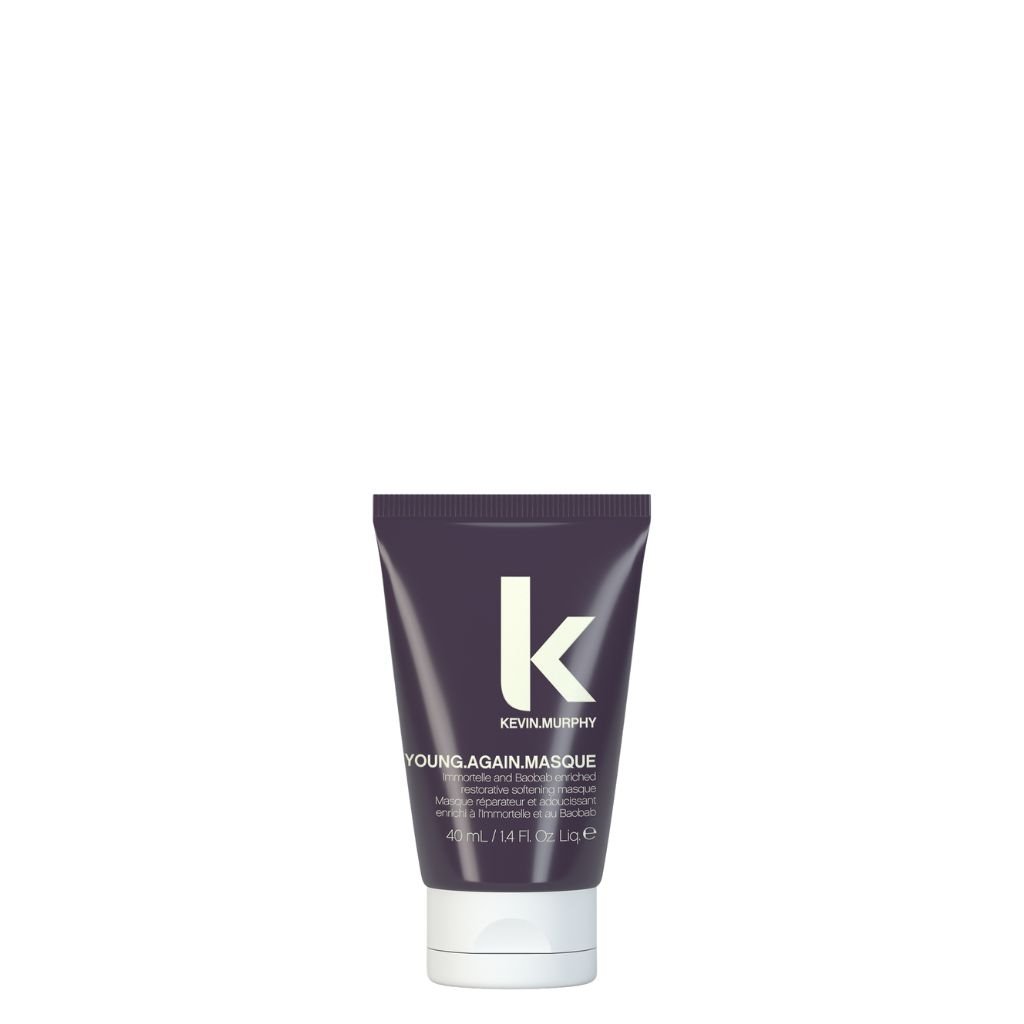 oung Again Masque 40ml - Kevin Murphy  is a deeply restorative treatment designed to rejuvenate and strengthen aging, brittle, or damaged hair.