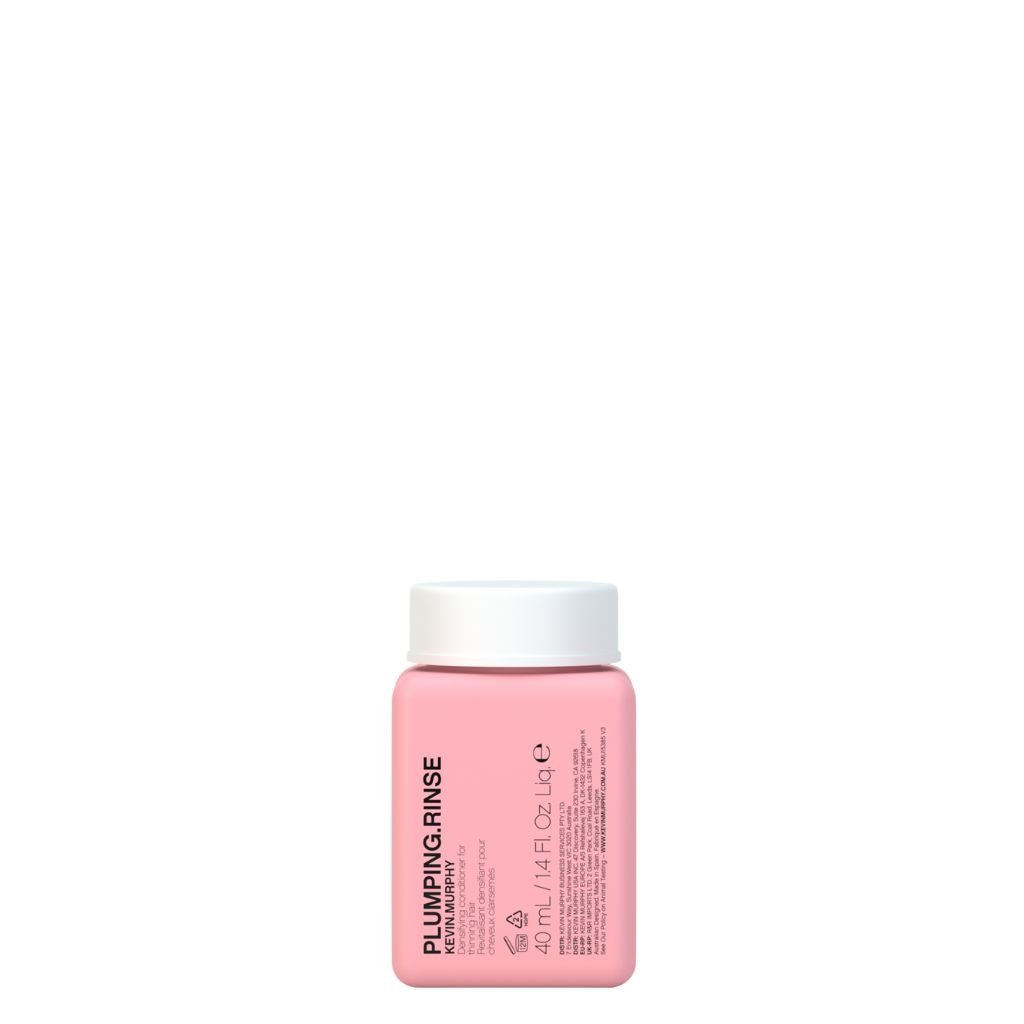 Plumping.Rinse 40ml - Kevin Murphy for fine or aging hair, lightweight yet deeply conditioning adds body without weighing down, sulphate-free, paraben-free,
