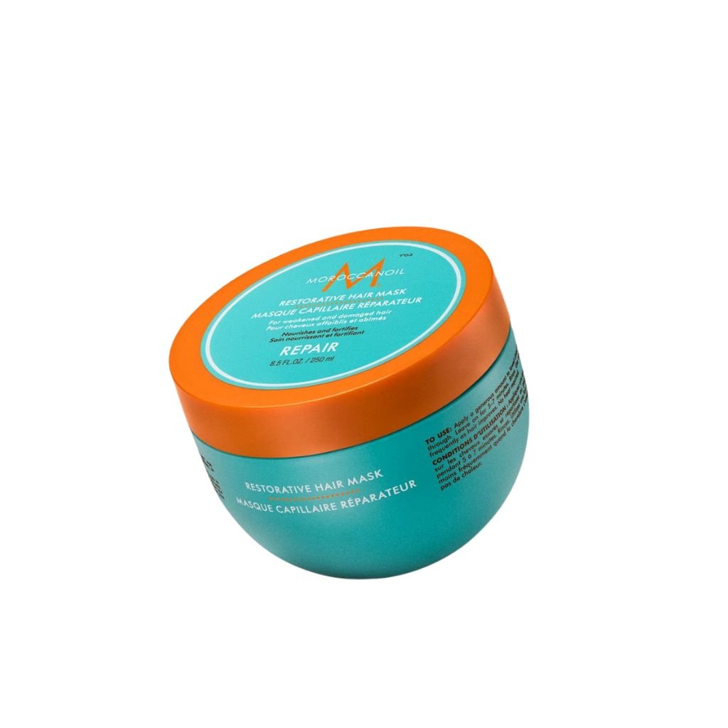 Restorative Mask 75ml -Morocconoil Revive and strengthen damaged or chemically treated hair with this high-performance, 5–7-minute treatment restore elasticity.
