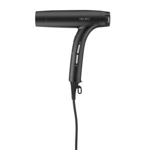 Neuro Dry+ by Paul Mitchell Folding Professional Hair Dryer with Storage Bag, Lightweight + Portable, Black