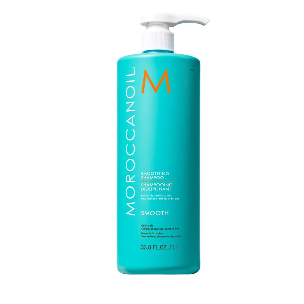 Smoothing Shampoo 1000ml - Morocconoil Ideal for coarse, curly or rebellious textures,cleanses no stripping moisture, sulfate-free, phosphate-free, paraben-free